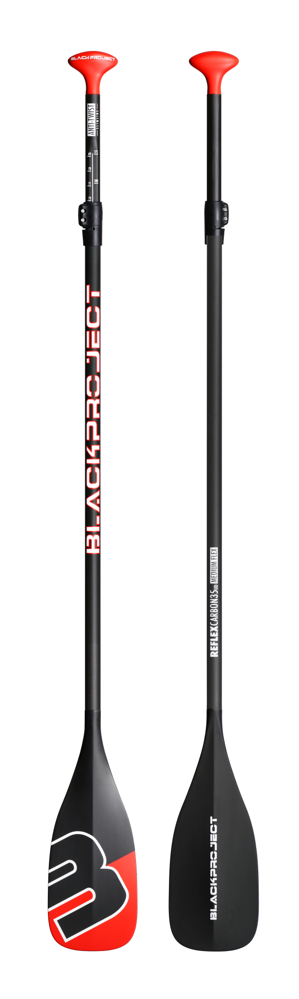Black Project paddle Pure 35 verstelbaar slim shaft